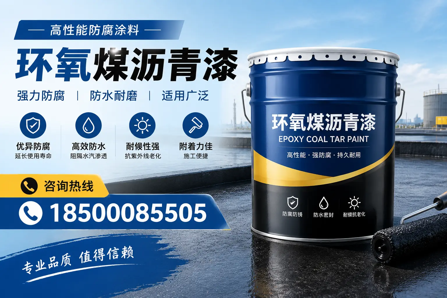 环氧煤沥青漆的主要成分与功能，昌都用户深度了解